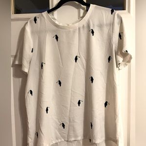 LOFT Outlet Printed Top